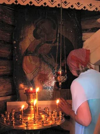 Икона Божией Матери в часовне
